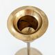 Pair of mid-century vintage brass candlesticks