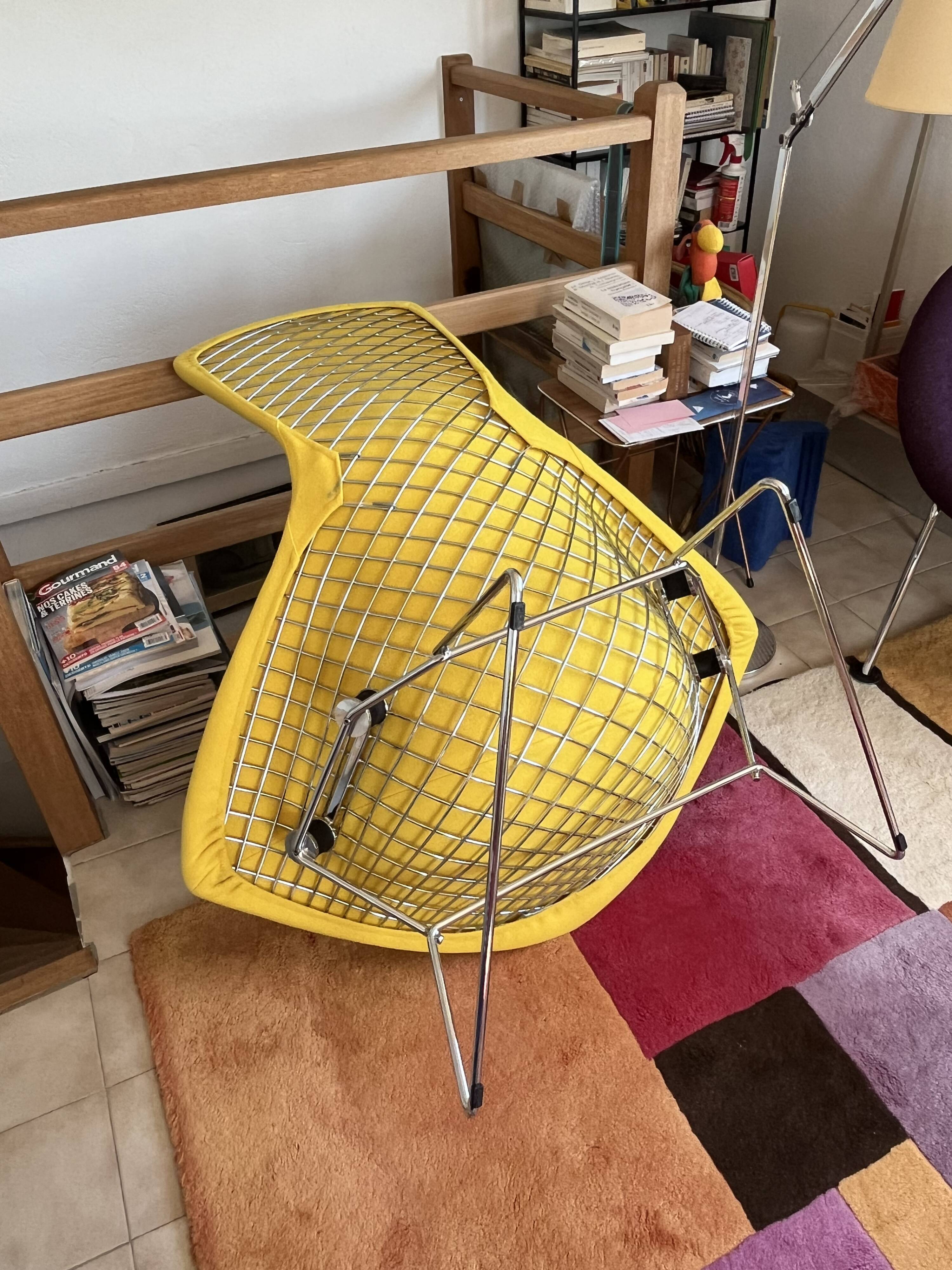 Bird Chair et repose-pieds de Harry Bertoia pour Knoll