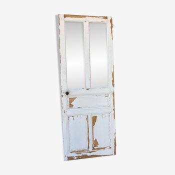 Old glass door