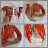 Vallauris vintage abstract pitcher