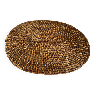 Vintage trivet - Wicker wall decoration