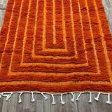 Incredible orange Moroccan rug 150/250cm