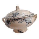 Floreal iron earth soup tureen