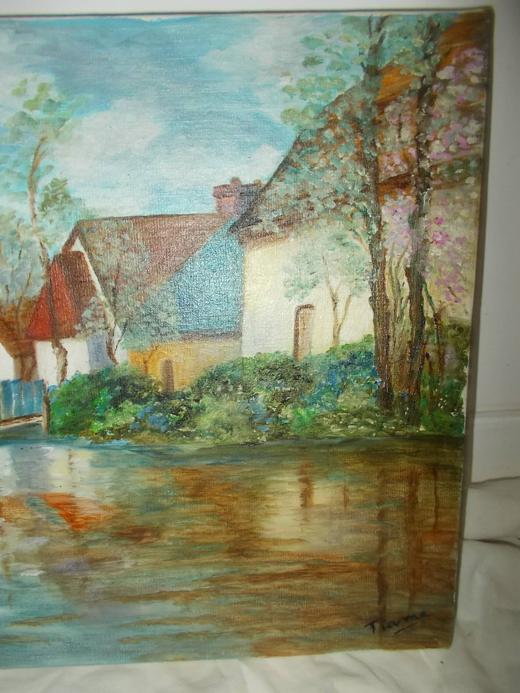 Oil painting on canvas