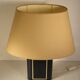 Lampe de table noir et or annees 70-80
