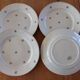 Set of 4 old flat plates Luneville