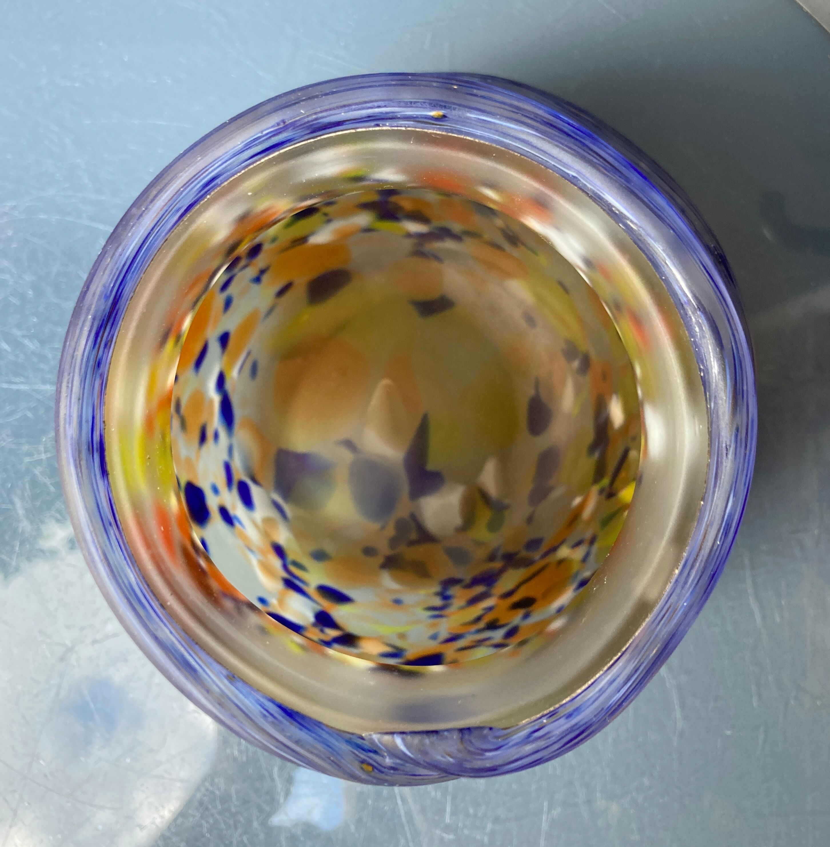 Art Deco vase in glass paste - Muller Frères Luneville