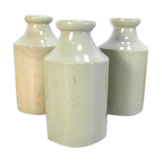 Lot of 3 sandstone bottles