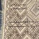 Tapis marocain beige et marron, années 70 - 186x266cm