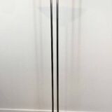 Floor lamp with gunmetal patina and brass