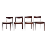 Set of 4 Mid Century Danish design chairs, 1960s