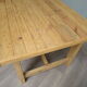 Farmhouse table made of "recycled" wood