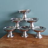Guy Degrenne stainless steel ice cream cups