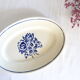 Badonviller 1930 oval dish, French manufacture, rare, authentic, table art