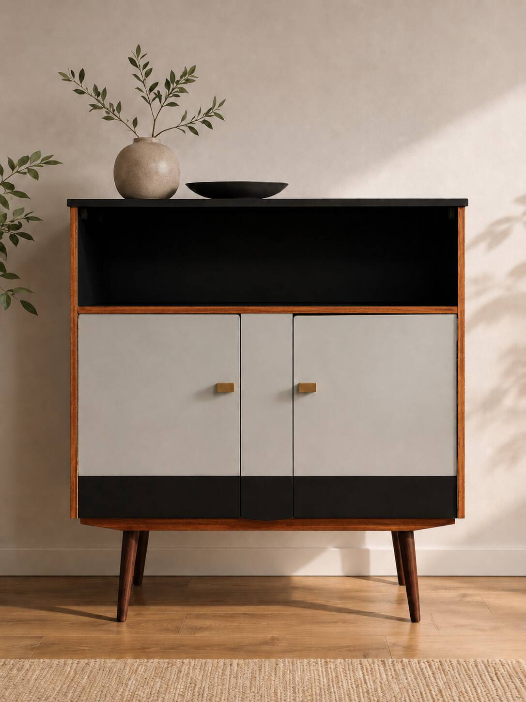 Renovated and restyled vintage sideboard
