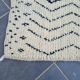 Handmade pure wool rug, size 150/250 cm.