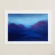 Blue landscape in ink Between dog and wolf 10