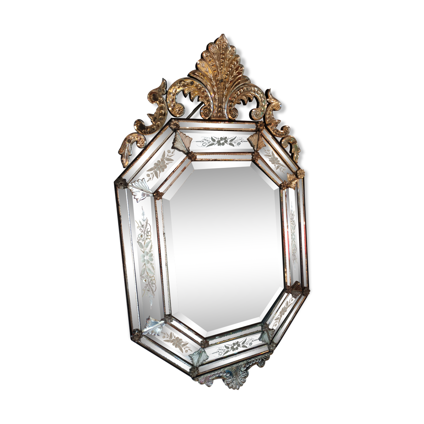 Ancient venetian mirror 120x71cm