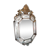 Miroir vénitien ancien 120x71cm