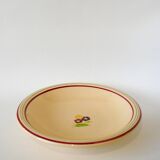 floral hollow dish Gien 1950