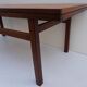 Table basse extensible teck rétro années 1960