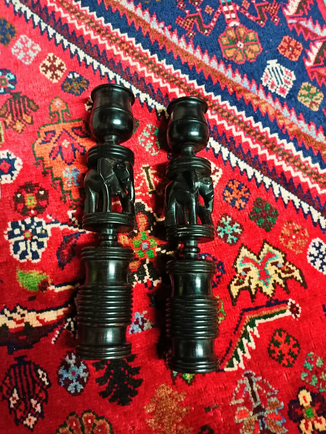 Ebony candlesticks