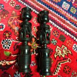 Ebony candlesticks