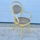 Old armchair Thonet canned wood