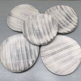 Assiettes Niderviller Voile