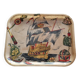 Fiberglass tray, old boat, vintage 1960s