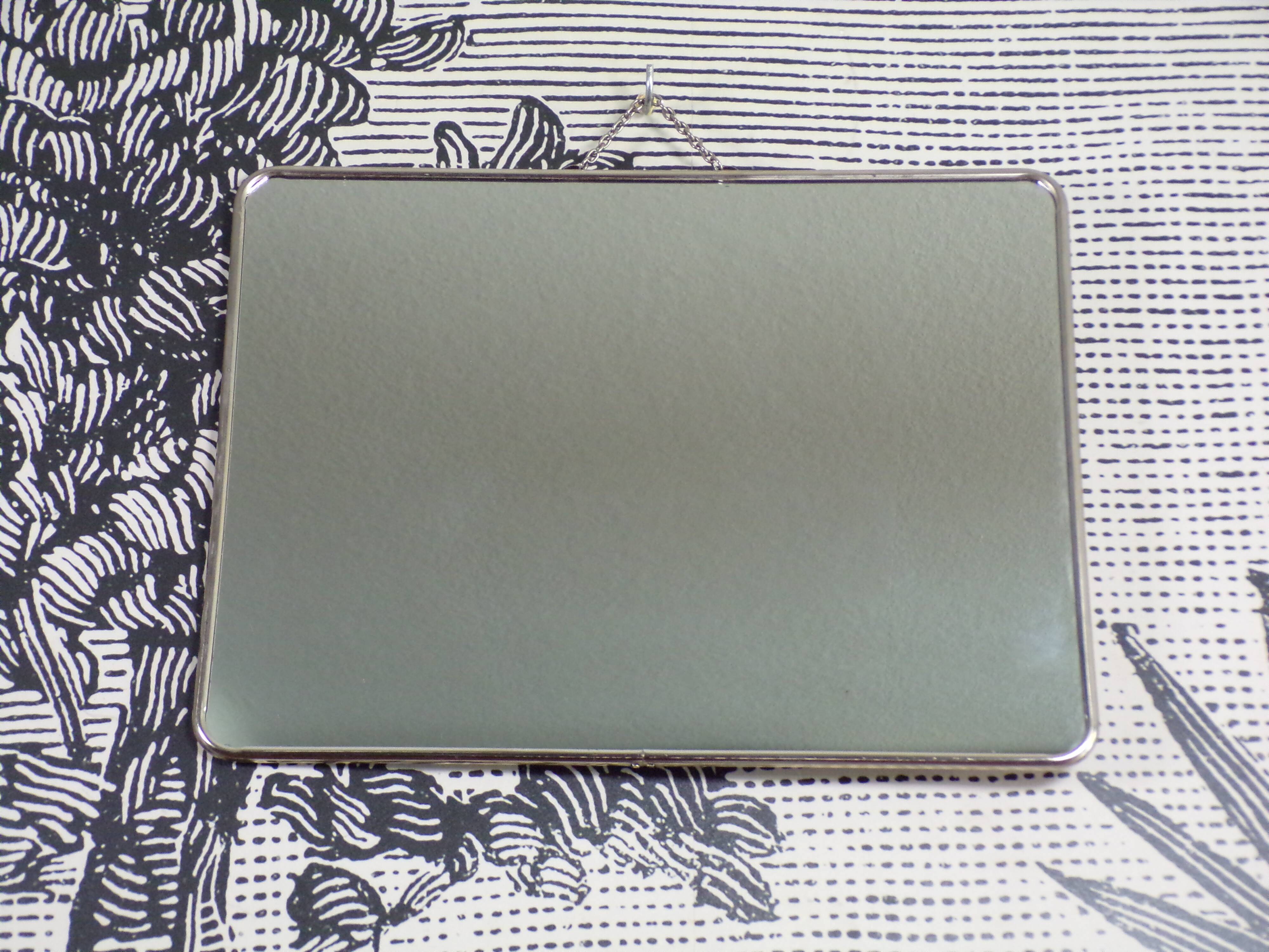 Miroir de barbier horizontal