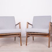 Model 300-139 Armchairs from Swarzędzka, 1960s, Set of 2