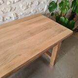 Solid oak farmhouse table