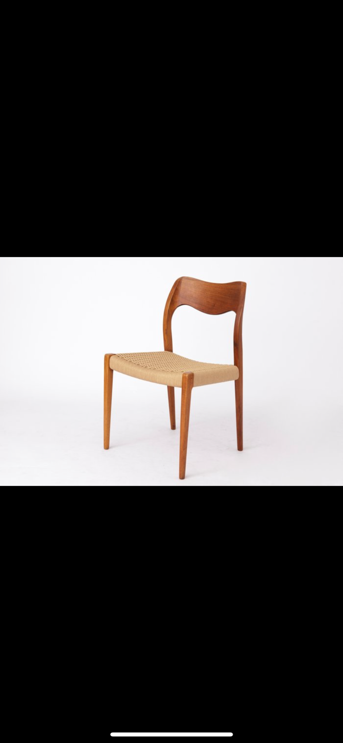 Niels O. Moller chair model 71