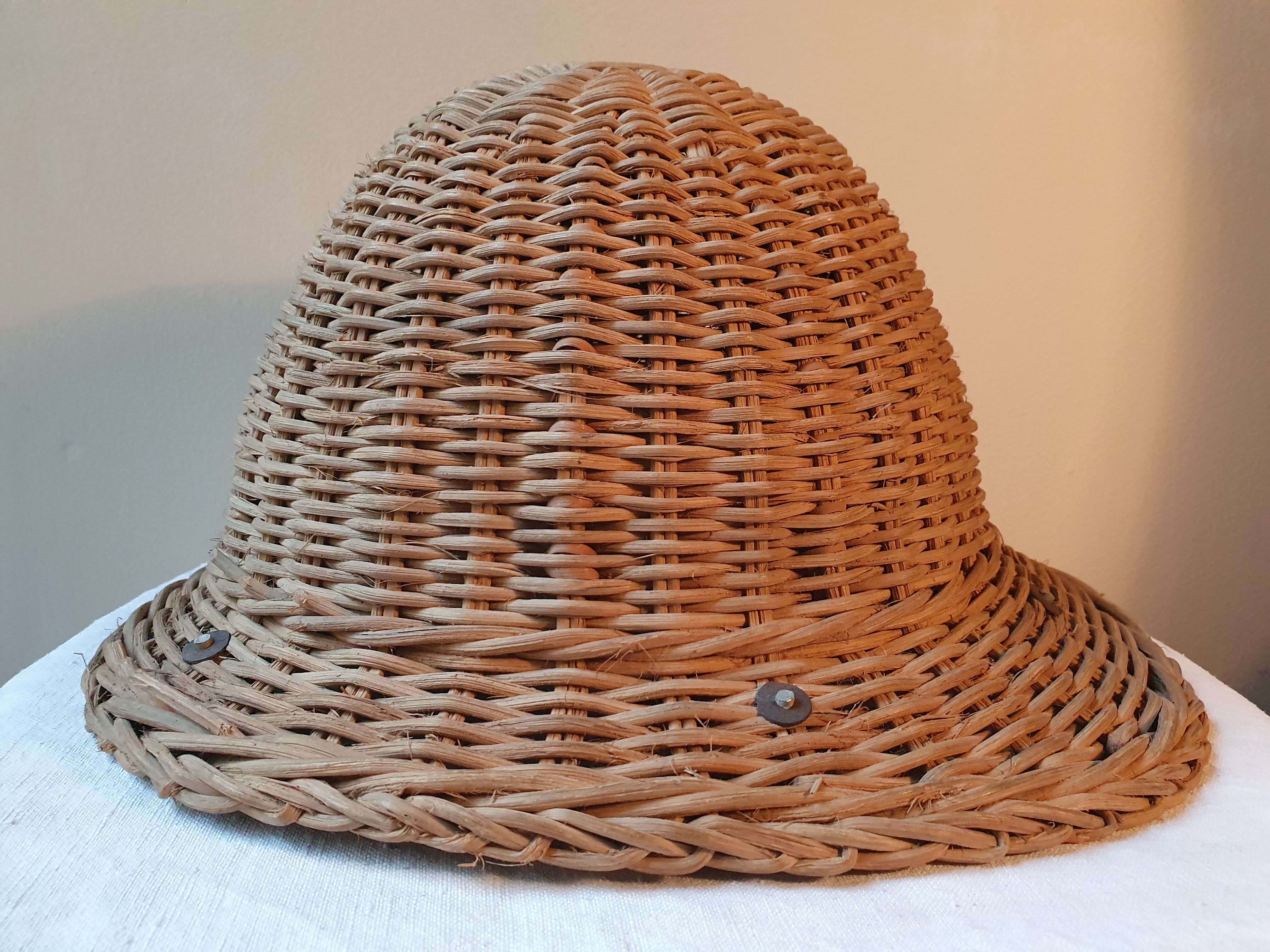 Chinese wicker safety helmet