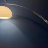 Vintage space age arc floor lamp in style of Guzzini
