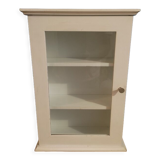 Glass cabinet showcase figurines collection