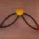 Vintage wall coat rack