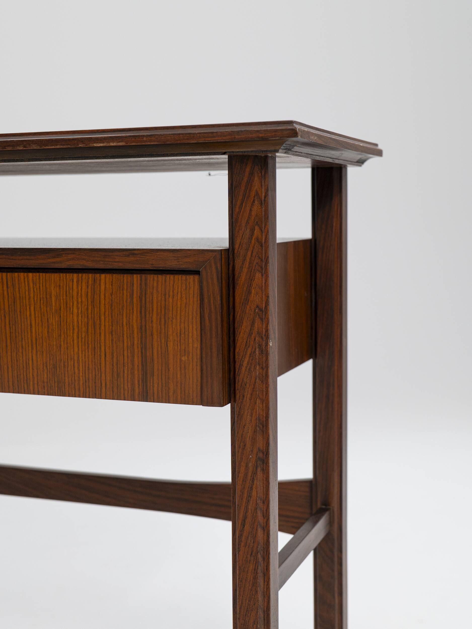 Palisander Scandinavian two-drawer Console, Denmark, 1960s