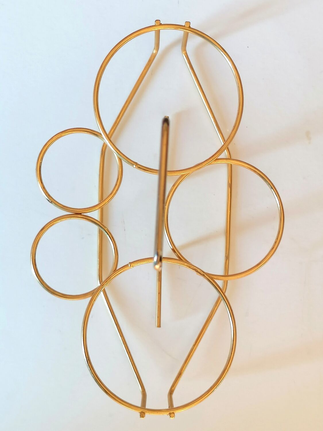 Servant salt shaker pepper golden metal