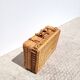 Valise mallette osier rotin vintage