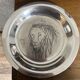Bernard buffet publisher's medal: etched silver plate representing a lion (1976)