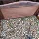 Commode ancienne marqueterie plateau marbre style louis xv