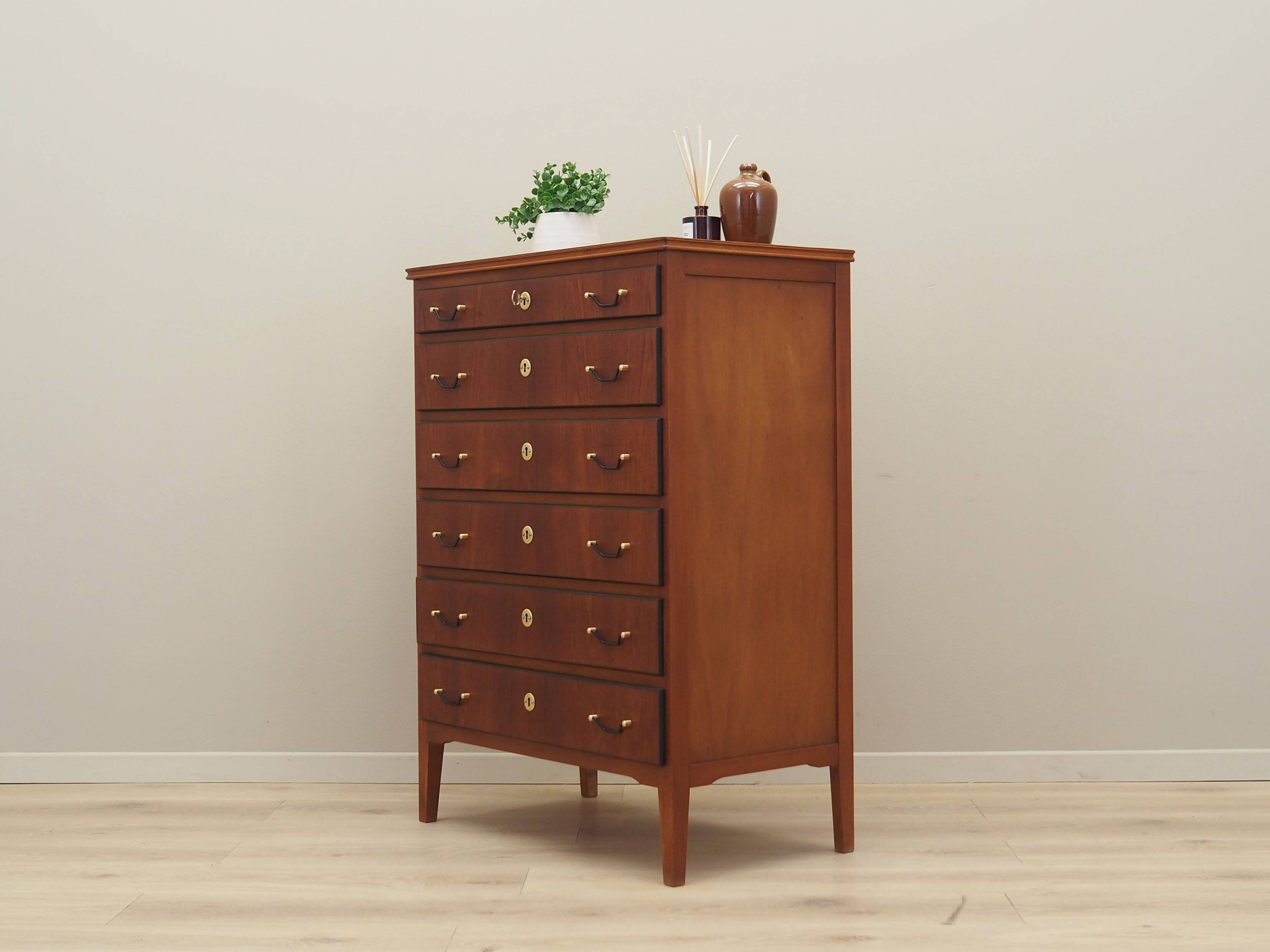 Teak chest of drawers, Danish design, 1970s, made in Denmark