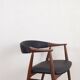 Danish Teak & Leather Armchair by Th. Harlev for Farstrup Møbler