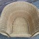 Vintage gondola chair in rattan
