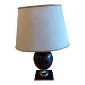 Lamp with lampshade 80'S Delmas