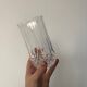 Set of 4 cut crystal glasses | Vintage water or whiskey glasses