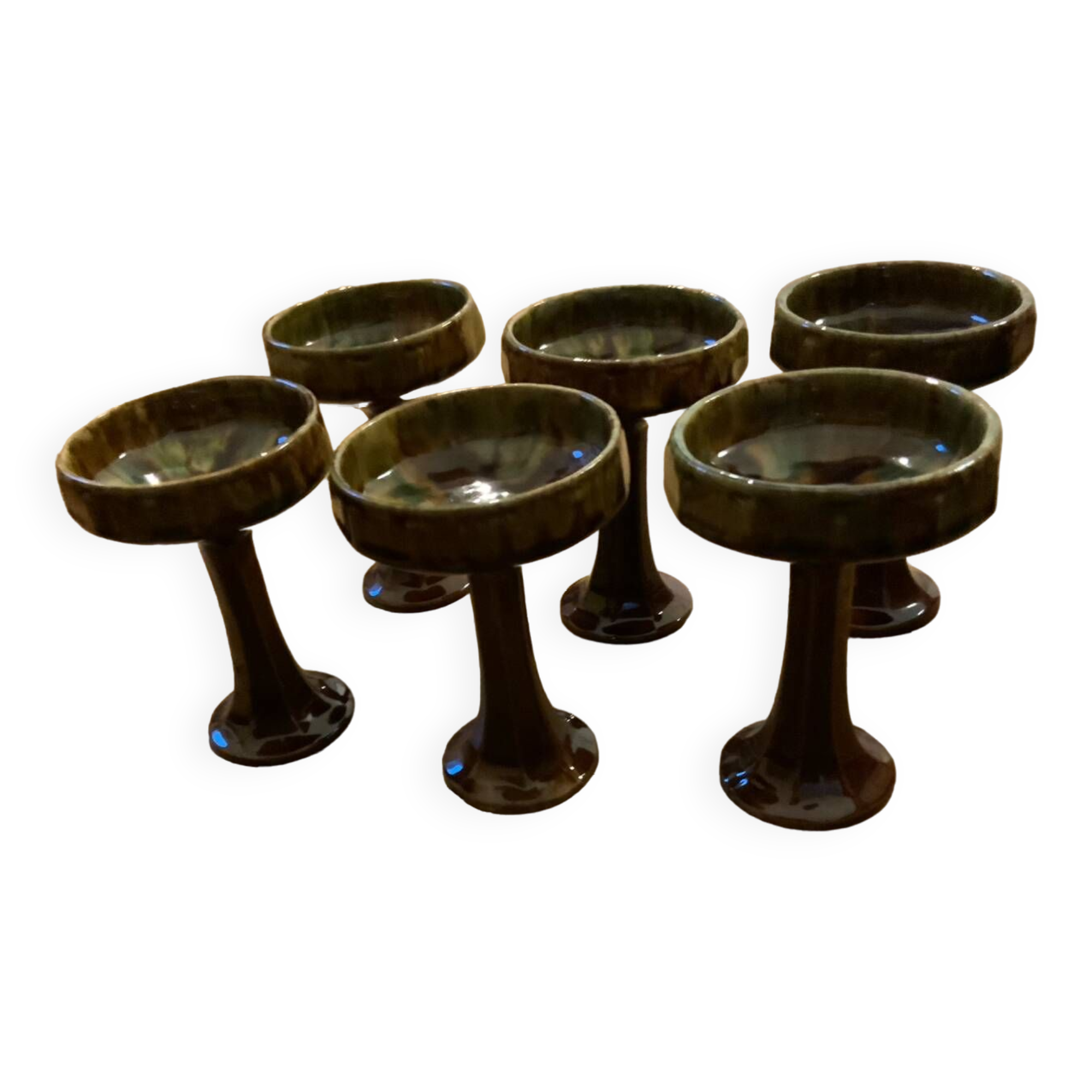 Ceramic ice cream cups