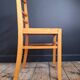 Pair of vintage straw chairs, antique seating furniture